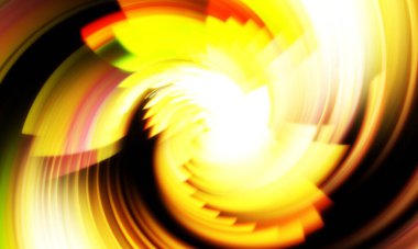 Dönen Işık gösterisi arka planı. Canlı renklerle donatılmış ruhani enerji girdabı. Renkli canlı hareket çizimi. Tanıtım geçmişi. Kutlama grafiği.