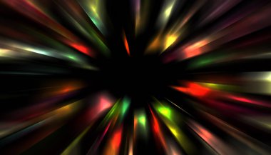 Parlayan yıldızın patlaması. Dinamik renkli arkaplan resmi. Parıldayan ışıklar duvar kağıdı. Tasarımınız için canlı şablon.