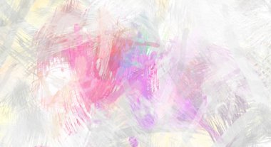 Soyut arkaplanda pürüzlü fırça darbeleri. Fırça boyası. Renkli boya darbeleri. Eşsiz duvar sanatı. Tuvaldeki modern sanat. Renkli çağdaş sanat eserleri.