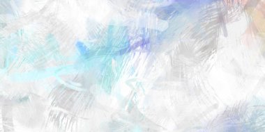 Soyut arkaplanda pürüzlü fırça darbeleri. Fırça boyası. Renkli boya darbeleri. Eşsiz duvar sanatı. Tuvaldeki modern sanat. Renkli çağdaş sanat eserleri.