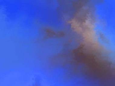 Modern fırça darbeleri. Poster, duvar sanatı, afiş, kart, kitap kapağı veya ambalaj için rahatlatıcı kompozisyonun yumuşak renkli çizimi. Pastel renklerle suluboya. 