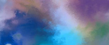 Modern fırça darbeleri. Poster, duvar sanatı, afiş, kart, kitap kapağı veya ambalaj için rahatlatıcı kompozisyonun yumuşak renkli çizimi. Pastel renklerle suluboya. 