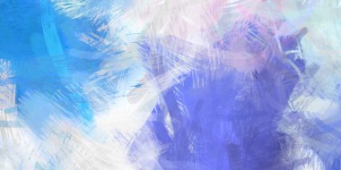 Soyut arkaplanda pürüzlü fırça darbeleri. Fırça boyası. Renkli boya darbeleri. Eşsiz duvar sanatı. Tuvaldeki modern sanat. Renkli çağdaş sanat eserleri.