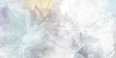 Soyut arkaplanda pürüzlü fırça darbeleri. Fırça boyası. Renkli boya darbeleri. Eşsiz duvar sanatı. Tuvaldeki modern sanat. Renkli çağdaş sanat eserleri.