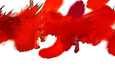 Mürekkep ve fosforlu kalemler yaratıcı çizimler. Beyaz arka planda boyama. El çizimi soyut renk dokuları. Poster, kart, davetiye, pankart, broşür, broşür için tasarım. Boyalı fırça darbeleri