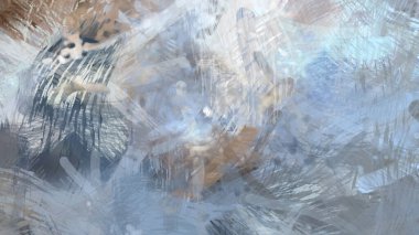 Soyut arkaplanda pürüzlü fırça darbeleri. Fırça boyası. Renkli boya darbeleri. Eşsiz duvar sanatı. Tuvaldeki modern sanat. Renkli çağdaş sanat eserleri.