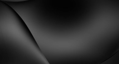 Web sitesi, poster, marka kimliği, broşür, sunum şablonu için lüks koyu bir arka plan. Dalgalı şekilli kaliteli tasarım. Dalgalanmalı soyut arkaplan. Pankart veya kapak tasarımı için dekorasyon.