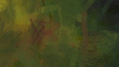 Soyut arkaplanda pürüzlü fırça darbeleri. Fırça boyası. Renkli boya darbeleri. Eşsiz duvar sanatı. Tuvaldeki modern sanat. Renkli çağdaş sanat eserleri.