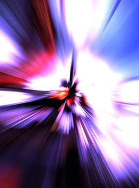 Renkli ışık enerjisi parlamaları. Çarpık grafik hareket arkaplanı. Dinamik patlama flaşı. Hızlanma efekti. Hızlı yüksek hız bulanıklaştırma arkaplanı. Işık teknolojisi soyut duvar kağıdı.