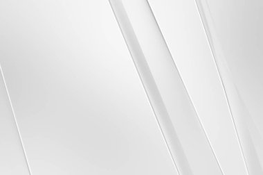 Soyut ışık fütüristik duvar kağıdı. Zarif, parlak çizgili arka plan. Geometrik katmanlı üç boyutlu beyaz arkaplan. Poster, broşür, sunum ve web sitesi için geometrik şablon tasarımı.