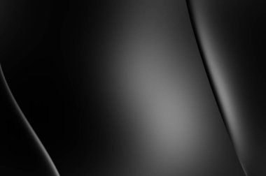 Web sitesi, poster, marka kimliği, broşür, sunum şablonu için lüks koyu bir arka plan. Dalgalı şekilli kaliteli tasarım. Dalgalanmalı soyut arkaplan. Pankart veya kapak tasarımı için dekorasyon.