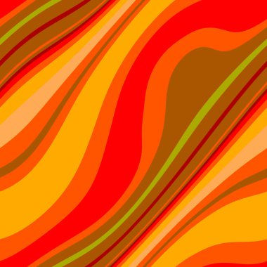 Renkli, dikişsiz şerit deseni. Soyut yüzey arkaplanı. Renkli duvar kağıtları. Retro parlak minimalist malzeme. Tekstil baskısı. Dekoratif motif.