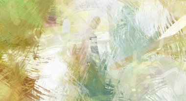 Soyut arkaplanda pürüzlü fırça darbeleri. Fırça boyası. Renkli boya darbeleri. Eşsiz duvar sanatı. Tuvaldeki modern sanat. Renkli çağdaş sanat eserleri.