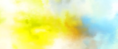 Modern fırça darbeleri. Poster, duvar sanatı, afiş, kart, kitap kapağı veya ambalaj için rahatlatıcı kompozisyonun yumuşak renkli çizimi. Pastel renklerle suluboya. 