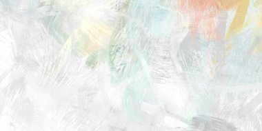 Soyut arkaplanda pürüzlü fırça darbeleri. Fırça boyası. Renkli boya darbeleri. Eşsiz duvar sanatı. Tuvaldeki modern sanat. Renkli çağdaş sanat eserleri.