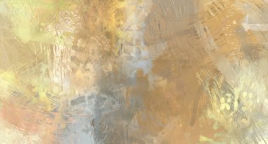 Soyut arkaplanda pürüzlü fırça darbeleri. Fırça boyası. Renkli boya darbeleri. Eşsiz duvar sanatı. Tuvaldeki modern sanat. Renkli çağdaş sanat eserleri.
