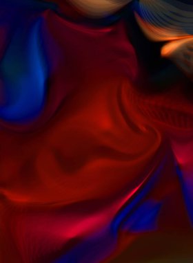 Hareketli girdapların soyut çizimi. Titreşimli renkli kıvrımların dönen akışı. Kıvrımlı ve kıvrımlı arka plan ve çizgiler. Garip duvar kâğıdı tasarımı. Dalgalanma arkaplanı.