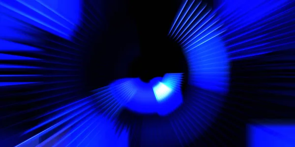 Motion Conceptual Wallpaper Graphic Digital Illustration Glowing Neon Rotating Lights — Stock Photo, Image