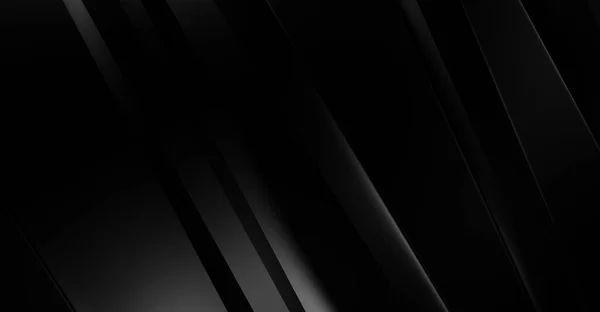 Style Black Background Geometric Layers Abstract Dark Futuristic Wallpaper Elegant — Stock Photo, Image