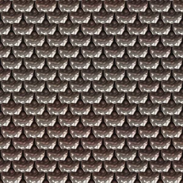 Бесшовная Текстура Брони Иллюстрация Металлический Рисунок Фон Металлических Пластин Средневековые — стоковое фото