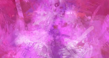 Soyut arkaplanda pürüzlü fırça darbeleri. Fırça boyası. Renkli boya darbeleri. Eşsiz duvar sanatı. Tuvaldeki modern sanat. Renkli çağdaş sanat eserleri.