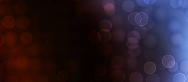 Kavramsal ışıklar duvar kağıdı. Güzel soyut çok renkli bokeh çemberleri parçacıklarla çevrili. Metninizi veya başlığınızı göstermek için boşluk ile odaklanmış olmayan canlı illüstrasyon. 