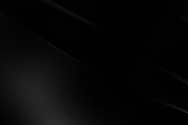 Geometrik katmanlı 3 boyutlu siyah arkaplan. Soyut koyu fütüristik duvar kağıdı. Zarif, parlak çizgili arka plan. Poster, broşür, sunum ve web sitesi için geometrik şablon tasarımı.