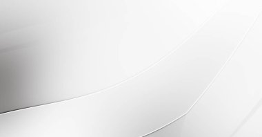 3 boyutlu illüstrasyon. Beyaz kıvrımlı yüzey. Lüks dokuma duvar kağıdı. Zarif bir zemin. Soyut fütüristik geçmiş. Minimalist geometrik kapak tasarımı. Çarpık beyaz çizgiler.