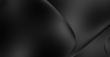 Web sitesi, poster, marka kimliği, broşür, sunum şablonu için lüks koyu bir arka plan. Dalgalı şekilli kaliteli tasarım. Dalgalanmalı soyut arkaplan. Pankart veya kapak tasarımı için dekorasyon.