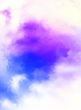 Modern fırça darbeleri. Poster, duvar sanatı, afiş, kart, kitap kapağı veya ambalaj için rahatlatıcı kompozisyonun yumuşak renkli çizimi. Pastel renklerle suluboya. 