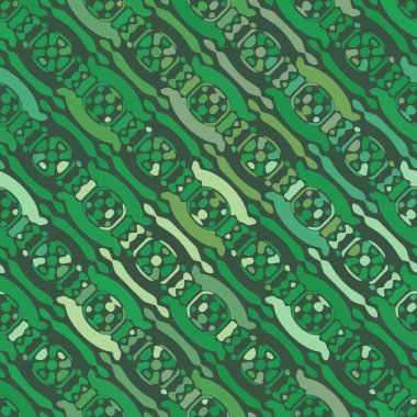 Yaratıcı karalama sanatı farklı şekil ve dokulara sahip kusursuz desen. Kolaj. Sanatsal arka plan. Soyut duvar kağıdı. Dekoratif hippi fayansları.