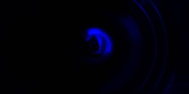 Parlayan neon ışıkları. Parlak sunum tasarım şablonu. Fotoğraf makinesi konsepti. Soyut arkaplan. Dönen ışık ışınları. Hareketli kavramsal duvar kağıdı. Grafik dijital illüstrasyon. 