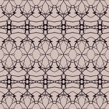 Dekoratif geometrik motif. Lüks minimalist süs malzemesi. İnce örgülü kusursuz desen. Web, kartvizit, davetiye, poster, tekstil baskısı için zarif duvar kağıdı.