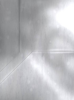 SciFi panelleri duvar. Gelecekçi kavramsal tasarım arka planı. Uzay gemisi desenli duvar kağıdı. Fırçalanmış teknoloji şablonu yüzeyi. Üç boyutlu illüstrasyon. Hasarlı ve çökmüş teknoloji.