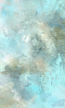 Soyut arkaplanda pürüzlü fırça darbeleri. Fırça boyası. Renkli boya darbeleri. Eşsiz duvar sanatı. Tuvaldeki modern sanat. Renkli çağdaş sanat eserleri.