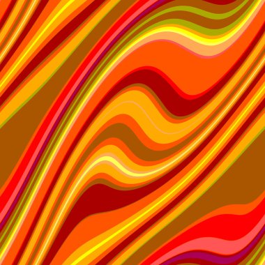 Renkli, dikişsiz şerit deseni. Soyut yüzey arkaplanı. Renkli duvar kağıtları. Retro parlak minimalist malzeme. Tekstil baskısı. Dekoratif motif.