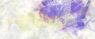 Soyut arkaplanda pürüzlü fırça darbeleri. Fırça boyası. Renkli boya darbeleri. Eşsiz duvar sanatı. Tuvaldeki modern sanat. Renkli çağdaş sanat eserleri.