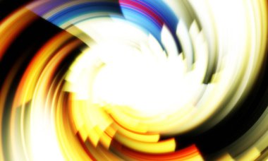 Dönen Işık gösterisi arka planı. Canlı renklerle donatılmış ruhani enerji girdabı. Renkli canlı hareket çizimi. Tanıtım geçmişi. Kutlama grafiği.