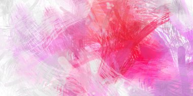 Soyut arkaplanda pürüzlü fırça darbeleri. Fırça boyası. Renkli boya darbeleri. Eşsiz duvar sanatı. Tuvaldeki modern sanat. Renkli çağdaş sanat eserleri.