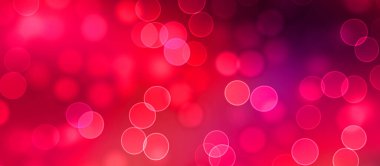 Kavramsal ışıklar duvar kağıdı. Güzel soyut çok renkli bokeh çemberleri parçacıklarla çevrili. Metninizi veya başlığınızı göstermek için boşluk ile odaklanmış olmayan canlı illüstrasyon. 