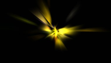 Parlayan yıldızın patlaması. Dinamik renkli arkaplan resmi. Parıldayan ışıklar duvar kağıdı. Tasarımınız için canlı şablon.