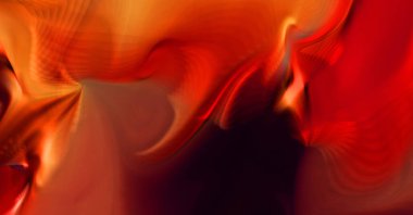 Hareketli girdapların soyut çizimi. Titreşimli renkli kıvrımların dönen akışı. Kıvrımlı ve kıvrımlı arka plan ve çizgiler. Garip duvar kâğıdı tasarımı. Dalgalanma arkaplanı.