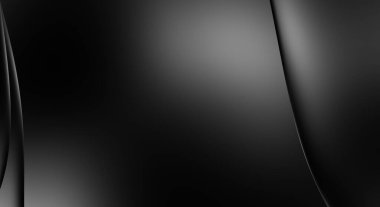 Web sitesi, poster, marka kimliği, broşür, sunum şablonu için lüks koyu bir arka plan. Dalgalı şekilli kaliteli tasarım. Dalgalanmalı soyut arkaplan. Pankart veya kapak tasarımı için dekorasyon.