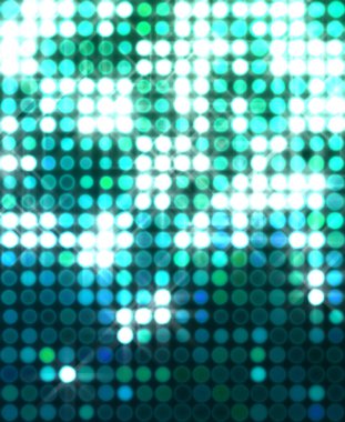 Parlak desenli duvar kağıdı. Sahne ışıkları olan renkli ışıkların ihtişamlı arkaplanı. Parlayan ışıklar siyah arka planda parti izleri. Sahne veya stadyum ışıklarının dijital illüstrasyonu. 