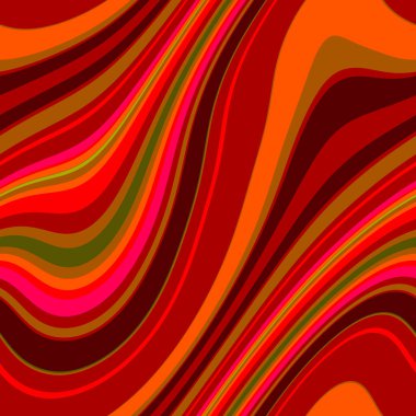 Renkli, dikişsiz şerit deseni. Soyut yüzey arkaplanı. Renkli duvar kağıtları. Retro parlak minimalist malzeme. Tekstil baskısı. Dekoratif motif.
