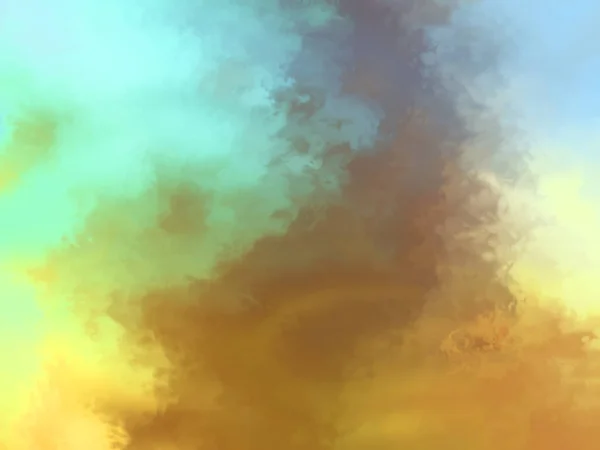 Modern Brush Strokes Painting Soft Color Painted Illustration Soothing Composition — Stock Photo, Image