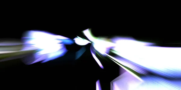 Energie Barsten Met Prachtige Levendige Kleuren Dynamische Lichtstralen Geïsoleerd Zwarte — Stockfoto