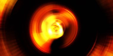 Parlayan neon ışıkları. Parlak sunum tasarım şablonu. Fotoğraf makinesi konsepti. Soyut arkaplan. Dönen ışık ışınları. Hareketli kavramsal duvar kağıdı. Grafik dijital illüstrasyon. 