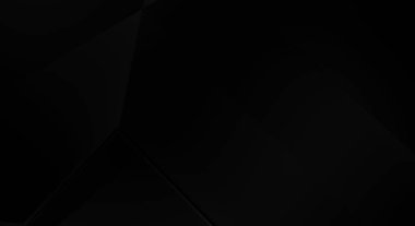 Lüks minimalist tasarım. Fütürist şablon. Karanlık elementleri olan birinci sınıf soyut duvar kâğıdı. Zarif bir zemin. Siyah üç boyutlu geometrik arkaplan. Poster, broşür, sunum için tasarım.