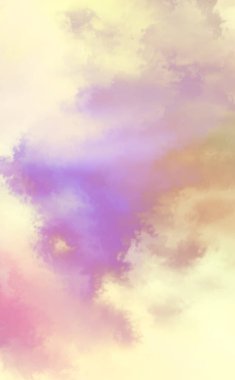 Modern fırça darbeleri. Poster, duvar sanatı, afiş, kart, kitap kapağı veya ambalaj için rahatlatıcı kompozisyonun yumuşak renkli çizimi. Pastel renklerle suluboya. 